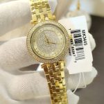 Mk Mini Darci Gold with Crystal Crave Dial Watch