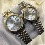 Rolex Gold Plated Dual Shade Couple Watches