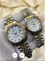 Rolex Gold Plated Dual Shade Couple Watches - Image 2